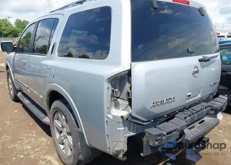 2010 Nissan Armada Platinum из США, поврежденный, VIN 5N1AA0NE0AN623981